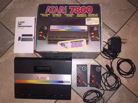 Atari 7800 ,Console complete with all original cable`s and - Catawiki