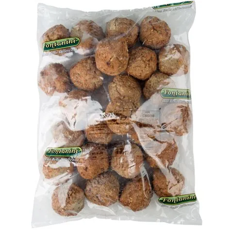 Fontanini Mamma Ranne 3 oz. Italian Style Beef / Pork Cooked Meatballs ...