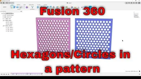 Fusion 360 - A Rectangular Hexagonal pattern from a Equilateral ...