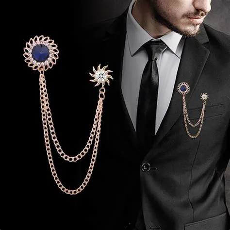 How To Wear Brooch On Suit at Bridget Mireles blog