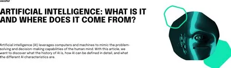 Artificial Intelligence: What is it and where does it come from? - neosfer