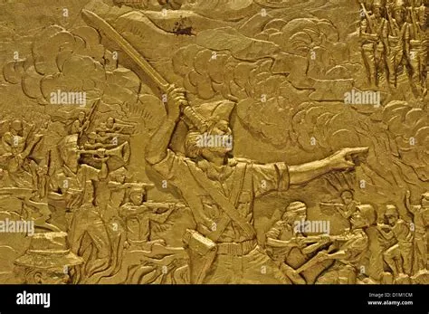 INDONESIA, Java, Probolinggo, Town Square, monument to the revolution ...