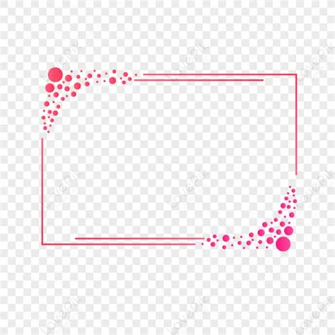 Simple Squares Corner Border Frame Png Psd,pink Frame,pink Border PNG ...