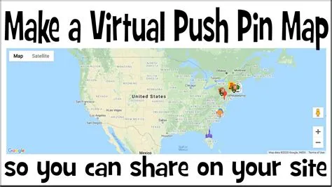 Make Your Own Virtual Push Pin Travel Map - Wander to Get Lost