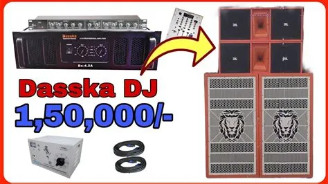1,50,000 /- full dj setup /dj business /low budget dj /single pin DJ ...