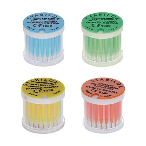 Stabilok Dental Pins, Standard Kit, 20 Pins & 1 Drill – AVACO DENTAL CANADA