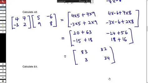 Year 11 General Mathematics 4D Matrix multiplication - YouTube