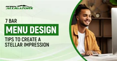 7 Bar Menu Design Tips To Create A Stellar Impression