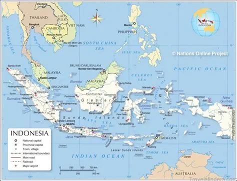 Map of Java Island Indonesia - TravelsFinders.Com
