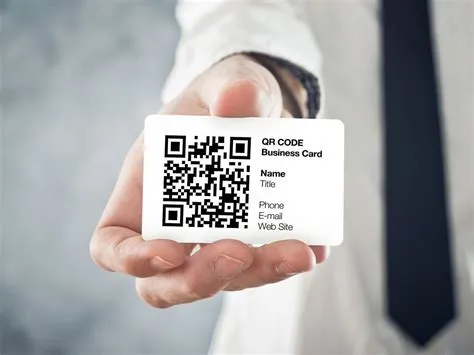 Kartvizitlere QR Kod - Karekod Yazılım - QR