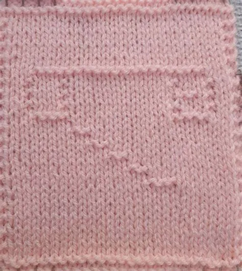 Sammy B's knitting patterns : Safety pin square