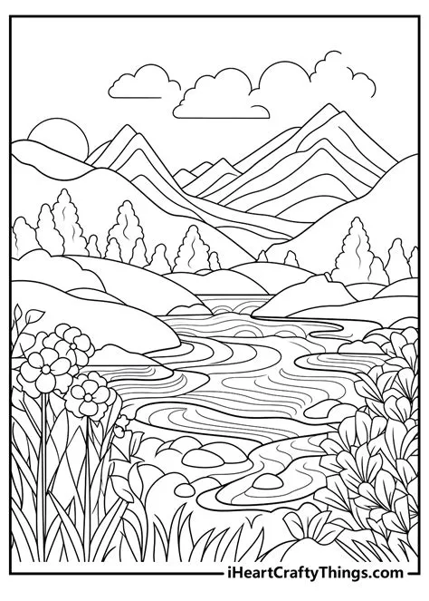 Adult Coloring Pages Free Printables Nature