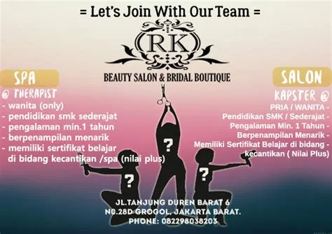Di Buka Kembali, Lowongan Kerja di Salon Kecantikan dan SPA | KASKUS