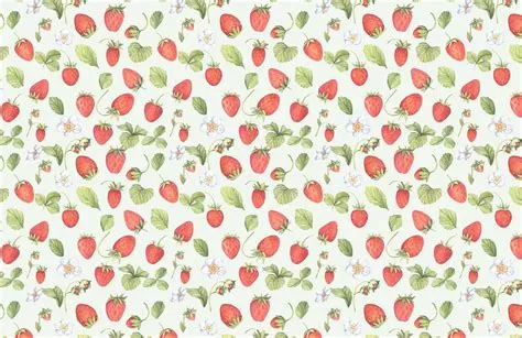 Sketch Strawberry - Medium | Fruit wallpaper, Iphone background ...