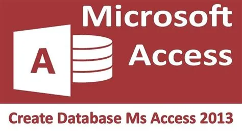 Database Access 2013 | Access database, Technology integration ...