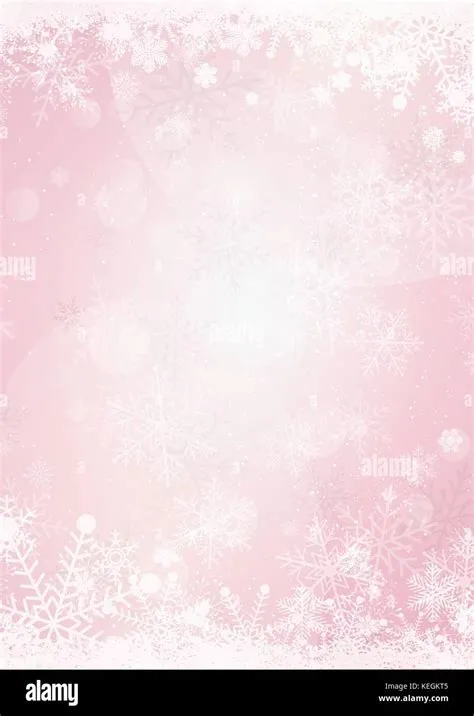Pink Winter Wonderland Background