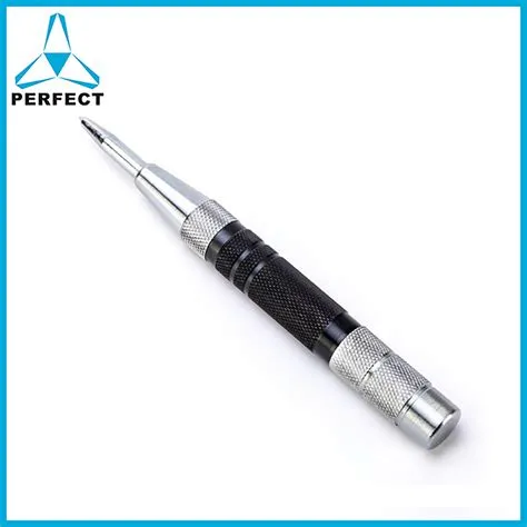 Brass Automatic Spring Loaded Pin Wise Metal Steel Center Hole Punch ...