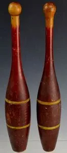 Vintage Juggling Pin Grouping