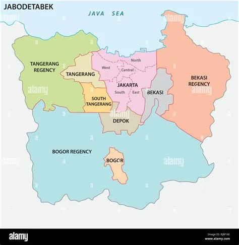Jakarta map hi-res stock photography and images - Alamy