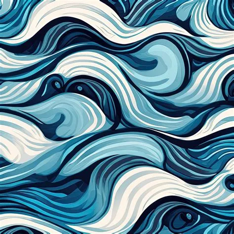 Download Pattern, Ocean, Waves. Royalty-Free Stock Illustration Image ...