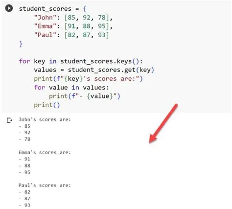 Python list items in dictionary