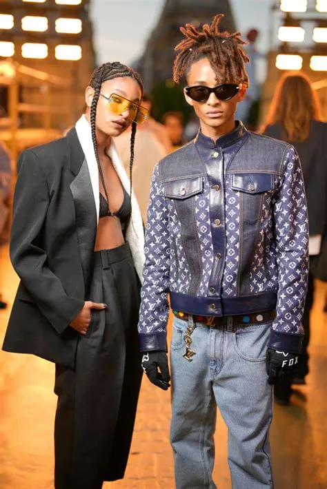 Willow & Jaden Smith Get Trendy at Louis Vuitton Spring 2024 Mens Show