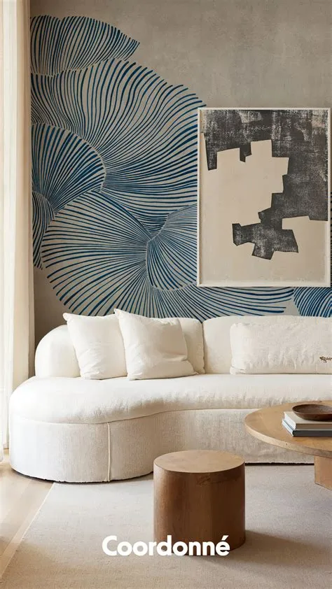 Diving moment Blue – Coordonné | Japandi wallpaper, Wall coverings ...