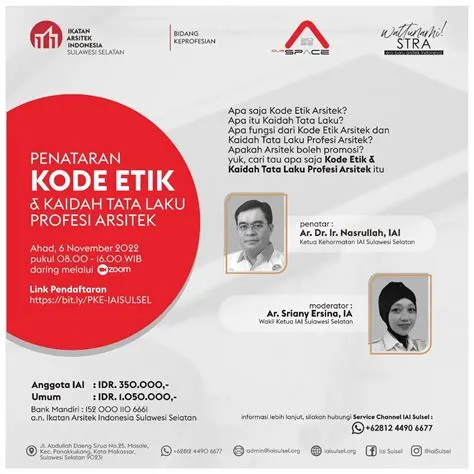 IAI Sulawesi Selatan - Penataran Kode Etik dan Kaidah Tata Laku Profesi ...
