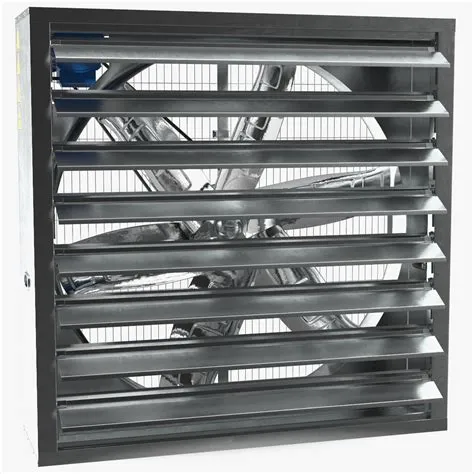 Cooling Exhaust Fan Vent Open 3D Model $33 - .3ds .blend .c4d .fbx .max ...