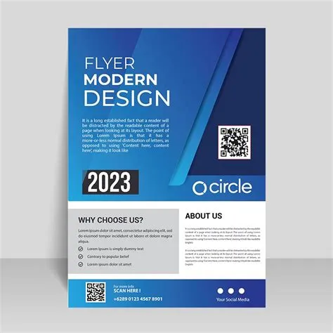 QR code flyer design template for free - freepng