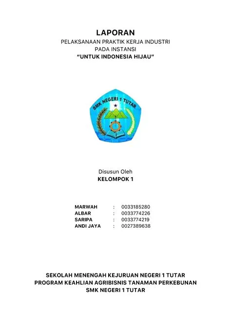 Contoh Laporan PKL SMK Agribisnis Tanaman Perkebunan