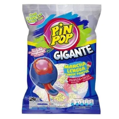 pop Gigante Mancha lengua x24 - Dulcería Windy