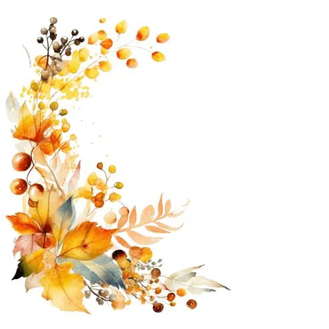 Watercolor Corner Autumn, Watercolor, Autumn, Frame PNG Transparent ...