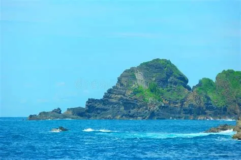 Beautiful Papuma Beach in Jemnber Stock Image - Image of jember ...