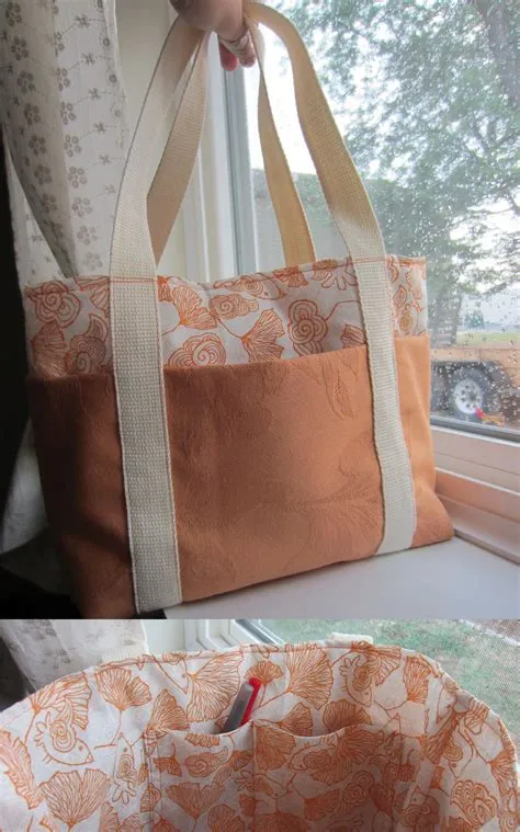 Free Pattern For Tote Bag With Inside Pockets at Kathryn Saunders blog