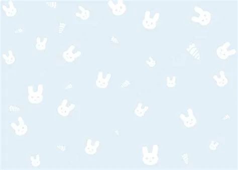 Cute Cartoon Pattern Baby Blue Background, Light Spot, Blue, Halo ...