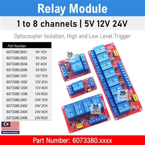 [1 2 4 6 8 Channel] Relay Module 1 Channel 2 Channel 4 Channel with ...