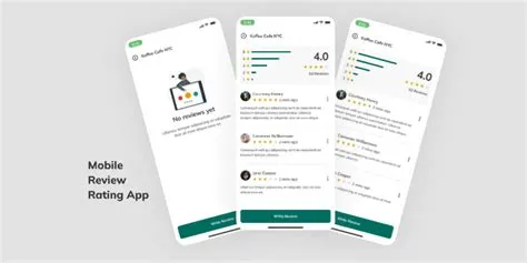 Mobile Review Rating App | Figma