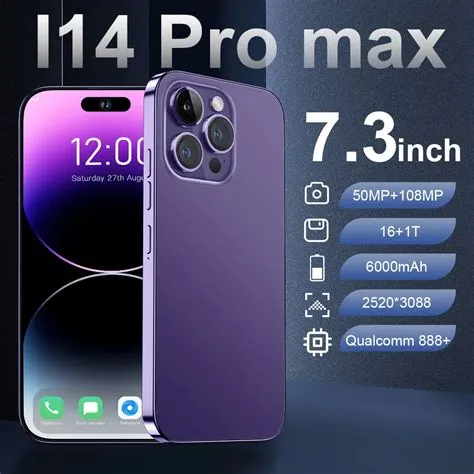 New Smartphone I14 Pro Max 5g Unlocked Face Id 6000mah Telefon 16gb 1tb ...