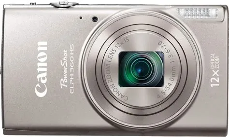 Canon PowerShot ELPH 360 Digital Camera w/ 12x Optical Zoom and Image ...
