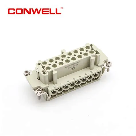 16 Pin Connector Crimp Terminal Aviation Plug 16A Male and Female Heavy ...