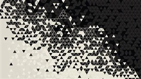 2560x1440 Resolution Black & White Triangle Pattern 1440P Resolution ...