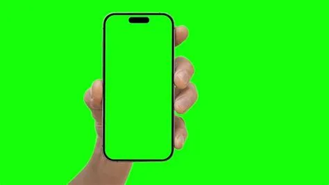 a phone in a hand advertisement on the green backgrounds | Green ...