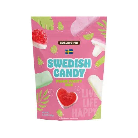 Foam Party Mix Gummy Swedish Candy - 5.2oz – Rolling Pin Snacks
