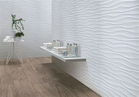 White Gloss Laminate Wall