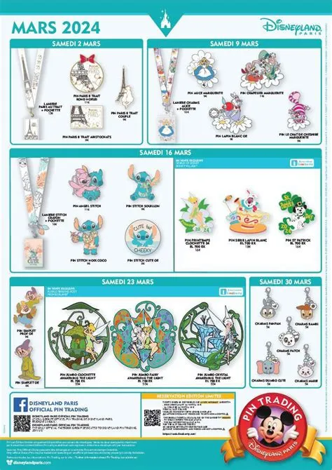 Disneyland Paris March 2024 Pin Release Schedule Revealed, Including ...