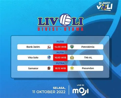 Jadwal dan Link Live Streaming Livoli Divisi Utama 2022 Hari Ini 11 ...