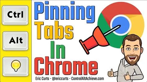 Pinning Tabs in Chrome - YouTube