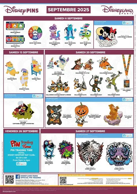Disneyland Paris September 2025 Pin Releases - Disney Pins Blog