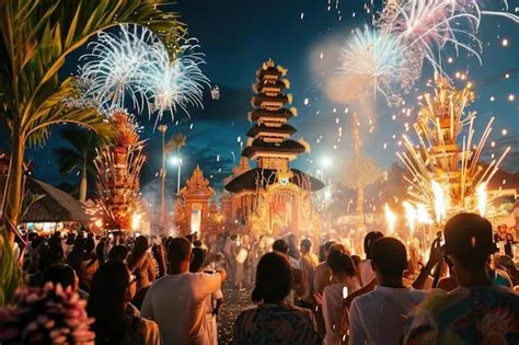 Premium Photo | Indonesia nyepi festival celebration